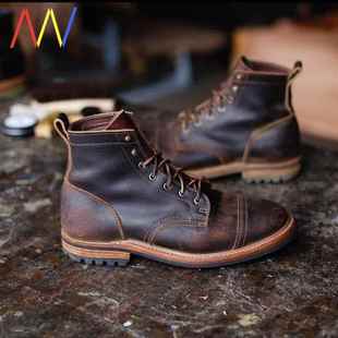 Hiking Motorcycle Cowboy Shoes Work Men 2023 For New Boots