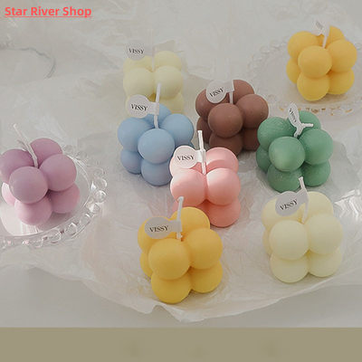 1pc Mini Cube Wax Fragrance Candle Bubble Soy Scented Candle