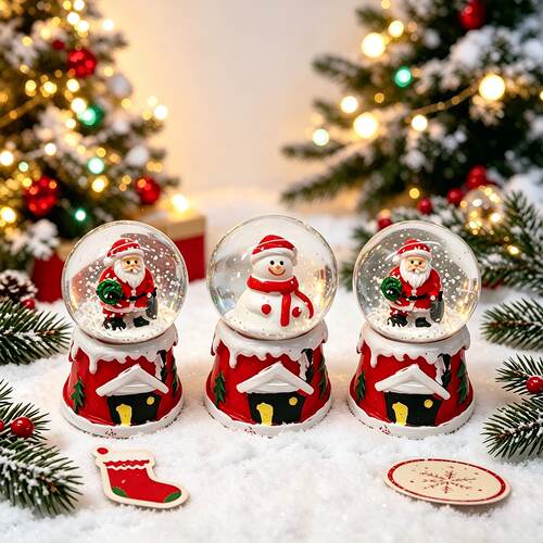 Christmas Atmosphere Crystal Ball Ornament Colorful Glow