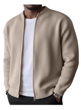 2025欧美亚马逊独立站秋冬季男士休闲外套coat overcoat灯芯绒纯