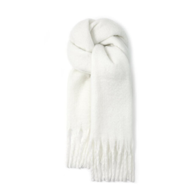 FREE RABBITⅡ 秋冬加厚保暖网红软糯马海毛围巾绒线围巾男女同款