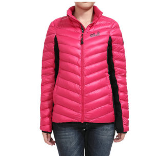 JackWolfskin狼爪羽绒服女秋冬户外保暖修身5003691特价750白鹅绒