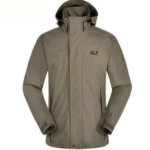 Jack 狼爪户外单层冲锋衣防风防雨透气加大钓鱼登山单冲 wolfskin