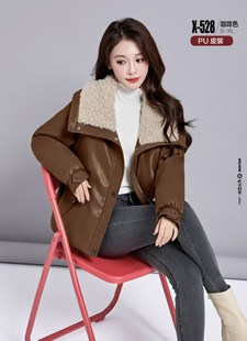 九成品免洗皮羽绒服女中长款2025冬季新款九成品外壳