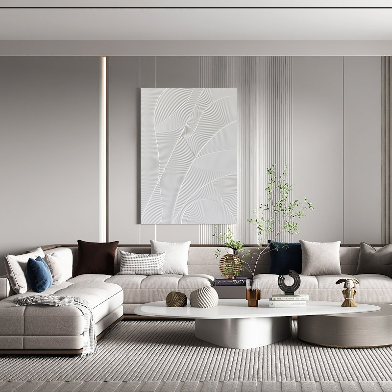 现代侘寂木雕手绘画家居酒店会所浮雕实物画沙发背景餐厅墙卧室画