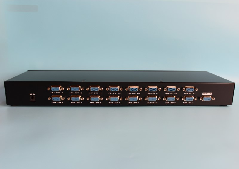 全新迈拓MT-35016  16口 一分十六VGA分配器分频器 1分16 350MHZ