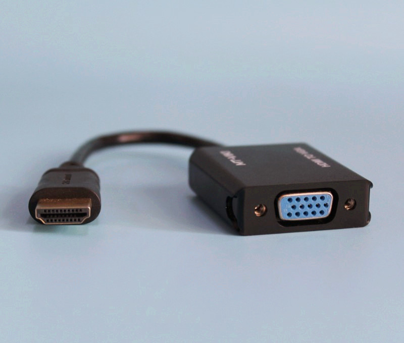 全新迈拓MT-M02 HDMI转VGA转换器笔记本电脑机顶盒电视高清连接线