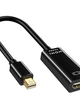 显卡mini dp转HDMI母转换器迷你DisplayPort转接头接显示器电视4K