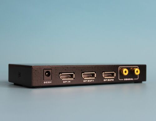 全新迈拓MT-DP102 displayport分配器1进2出分屏器一分二分支器4k