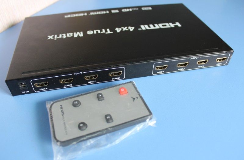 HDMI Matrix 44 distribution Switch Four into Four 1080P 3D Matrix band IR Infrared prolongationin the Electronic/Electrician , Monitoring equipment and systems , Video Matrix Server  category - from Buy2taobao.com to provide professional Taobao agent buy service