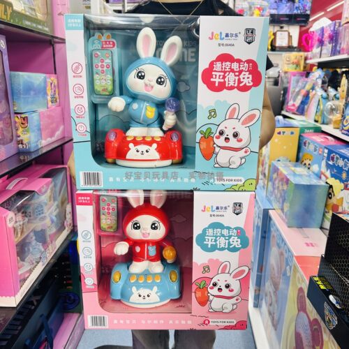 嘉尔乐遥控电动万向跳舞唱歌小兔