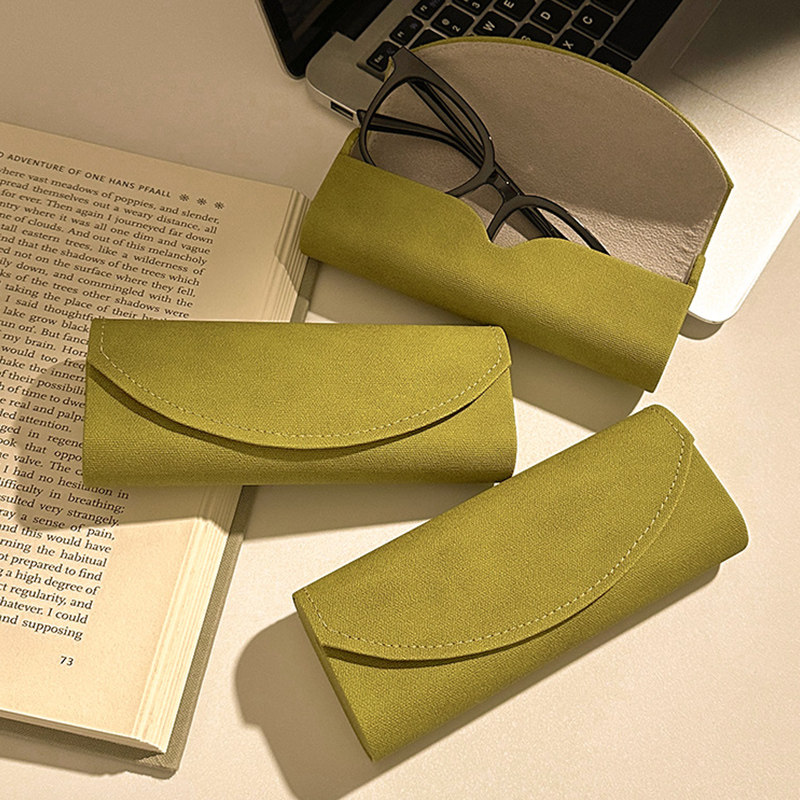 ins小众高级感绿色眼镜盒学生便携近视眼镜盒子太阳镜墨镜收纳盒,ZIPPO/瑞士军刀/眼镜,眼镜盒,淘宝优惠券,粉丝福利购,淘宝优惠卷