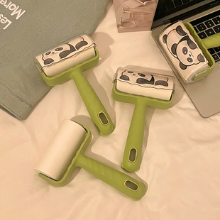 替换卷纸滚刷家用衣服头发猫毛清理黏毛滚筒 可爱粘毛器滚筒可撕式