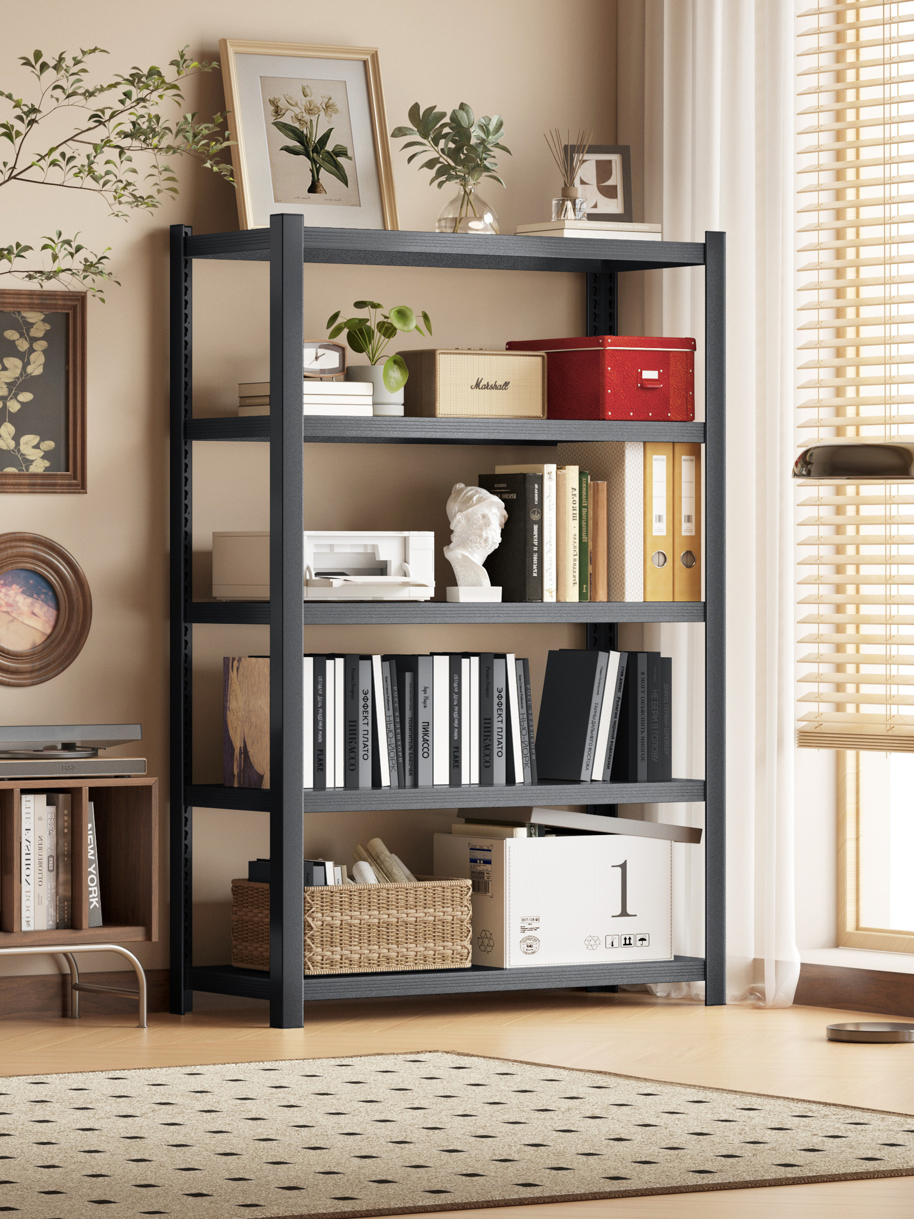 中伟稳稳架家用置物架书房储物架子仓储货架锅架快递收纳架加粗厚