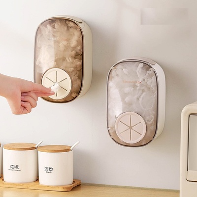 保鲜膜套收纳盒壁挂家用洗碗池一次性水槽过滤网厨房网罩整理神器