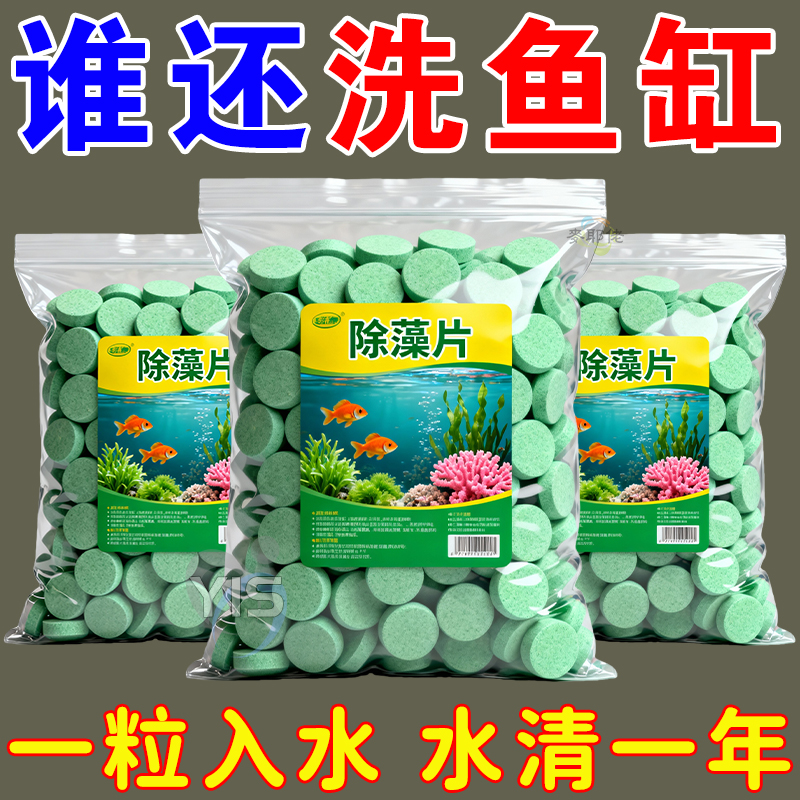 鱼缸除藻片青苔清理净水神器