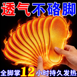 发热鞋 暖脚宝12小时暖足贴脚底加热防臭 垫女艾草自发热暖宝宝冬季