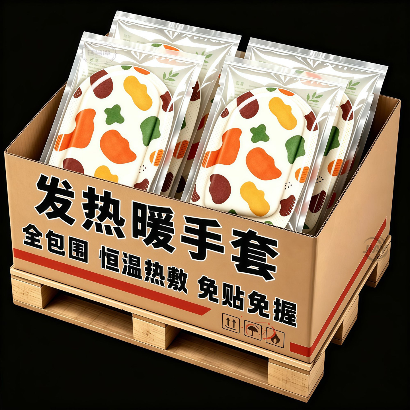 穿戴式自发热草本暖手足贴