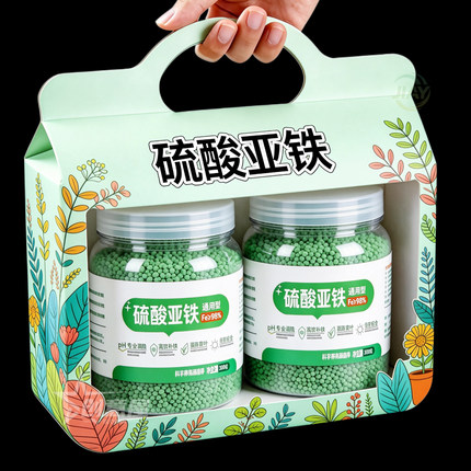 硫酸亚铁正牌正品酸性土壤通用型养花防黄叶植物果树铁树水溶补铁
