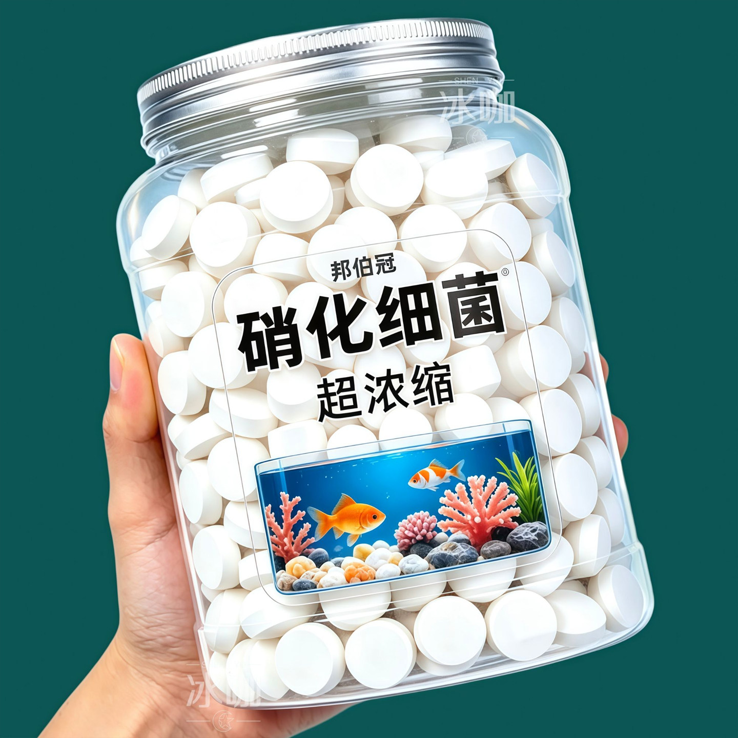 一粒清鱼缸净水剂硝化细菌去黄水绿水浑水净化水质懒人专用神器