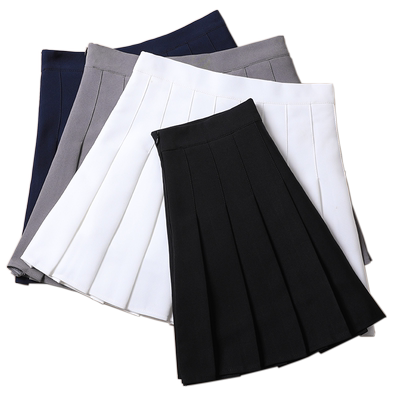 无内衬修身a字小个打底裤百褶裙