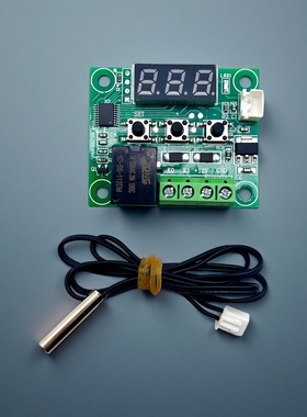 数显温控器模块NTC传感器探头-50~110℃ 温控开关板温度保护W1209