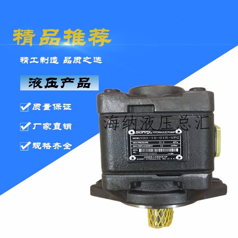 sunny齿轮泵 hg1-25/32/40/50/63-01r-vpc 注塑机伺服油泵