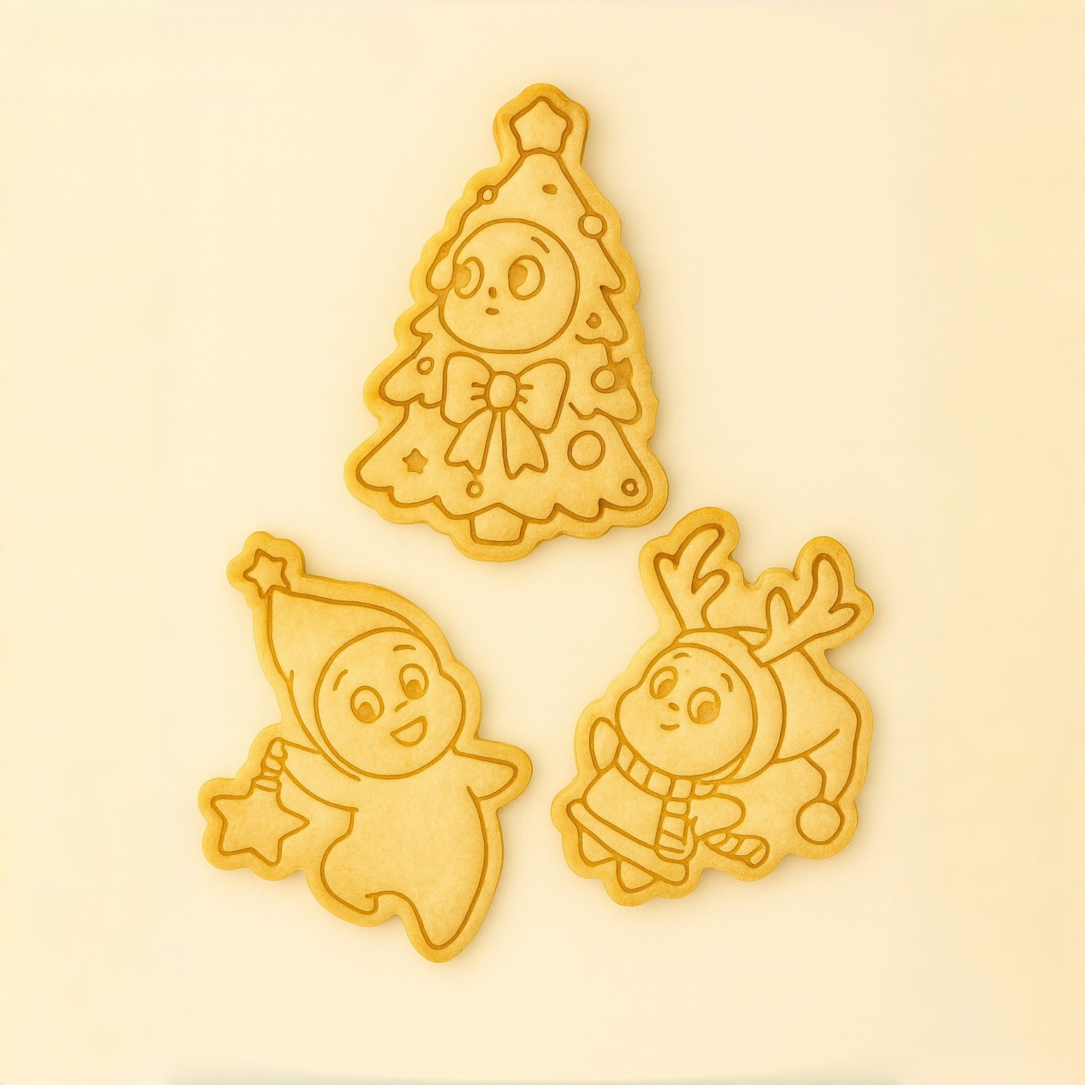 泡泡玛特星星人饼干模具