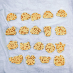 DIY磨具 西瓜曲奇按压式 风间小爱超人 头像饼干模具 蜡笔小新Q版