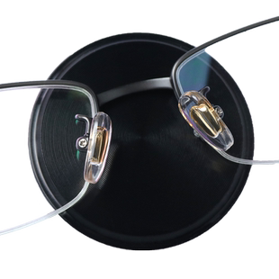 慧秀实心眼镜鼻托硬芯PVC锁式鼻托硅胶金银芯鼻托防滑眼睛托垫梁