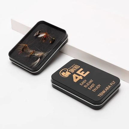 响猫天展假饵飞蝇钩4E飞蝇毛钩套装天展专用拟饵飞钓毛钩线组套装