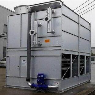 200吨闭式冷却塔横流逆流式低噪音方形工业制冷降温闭式塔封闭式