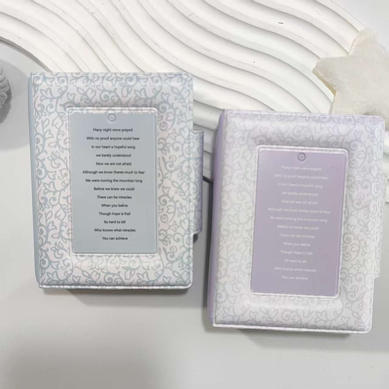 小碎花单宫格平顶反扣卡册小卡收纳立得相册爱豆小马追星宝莉卡包