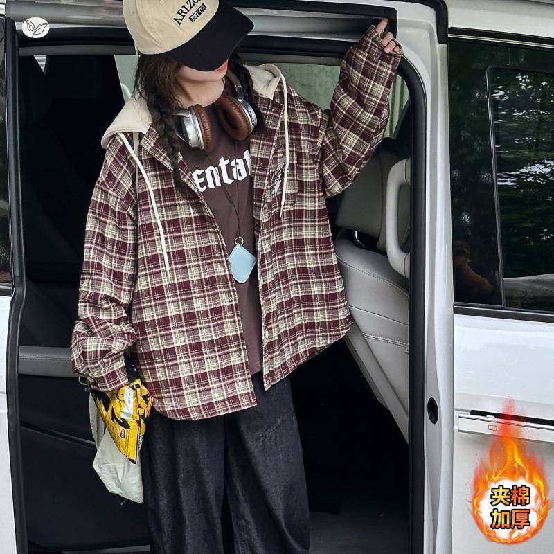 官方正品女童外套秋冬装2025新款中大童冬季夹棉加厚上衣儿童连帽