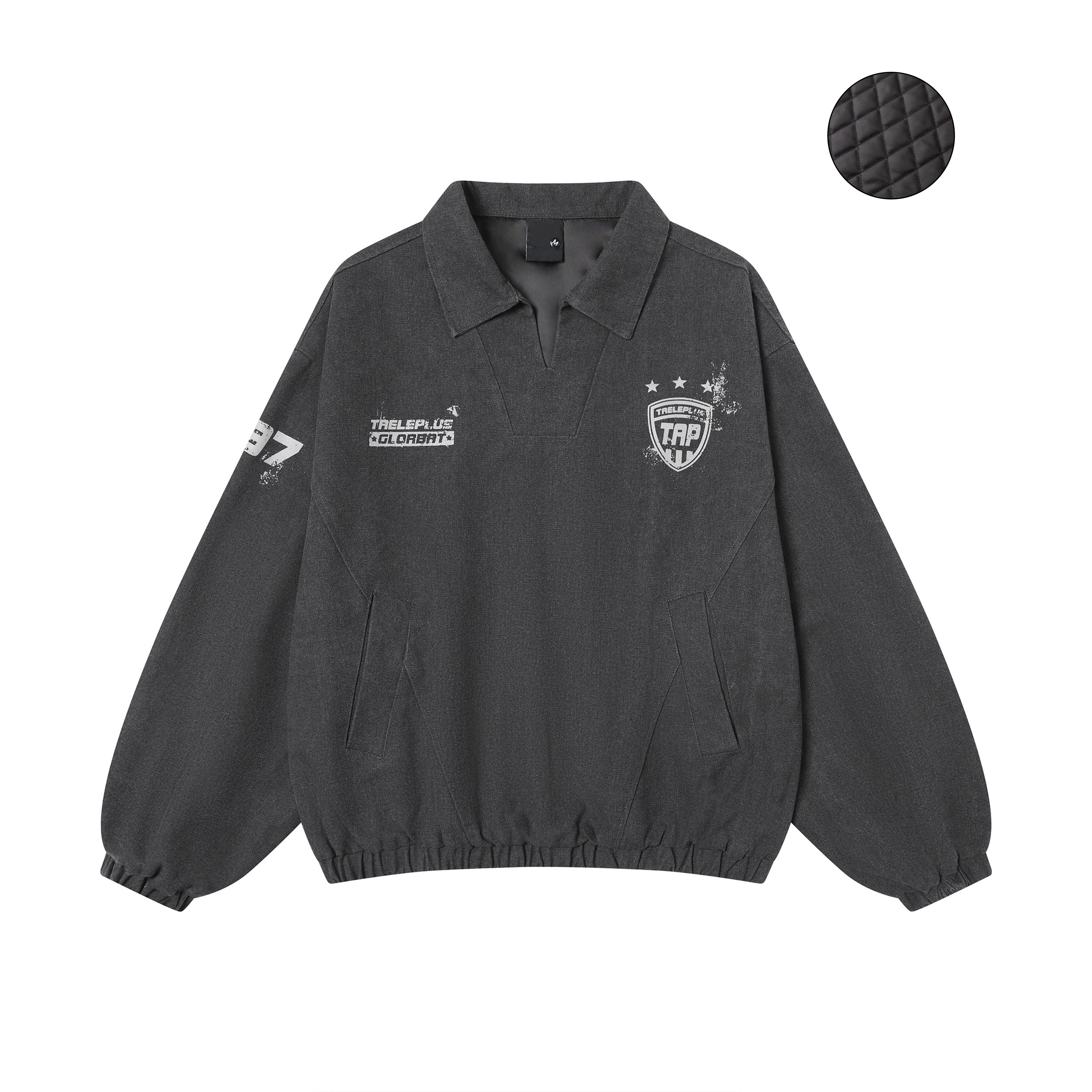 thumbnail for MaxDstr 2026 Spring American Vintage Distressed Washed Workwear Barn-style Canvas Pullover Jacket for Men