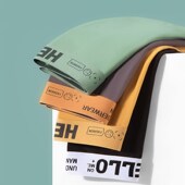 衩四角冰感短裤 男士 头 薄款 速干平四角裤 内裤 男冰丝锦纶青少年夏季