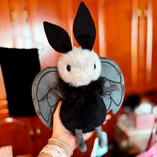 BIBIG的杂货铺丑萌天蛾人毛绒公仔万圣节蝙蝠小玩偶生日礼物七夕