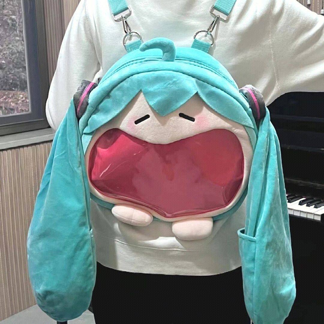 初音未来miku双肩痛包jk洛丽塔图片