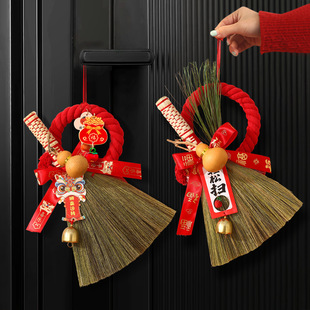 2026新款新年挂件入户门葫芦扫把挂饰春节过年氛围场景布置装饰品