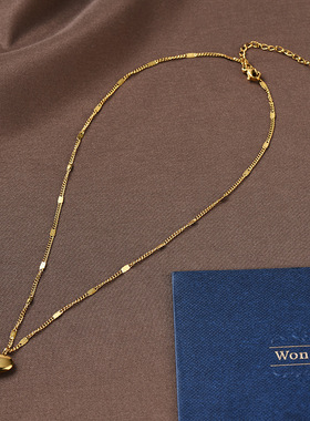 2022新款心形love锁骨链