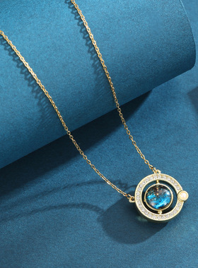 旋转运气珠玫瑰项链34