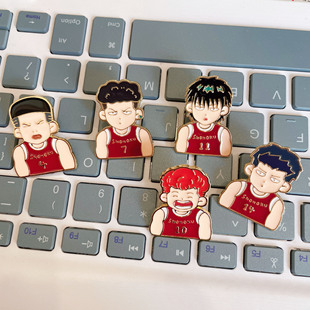 灌篮高手动漫徽章pin卡通流川枫宫城篮球服装胸针男女书包装饰品