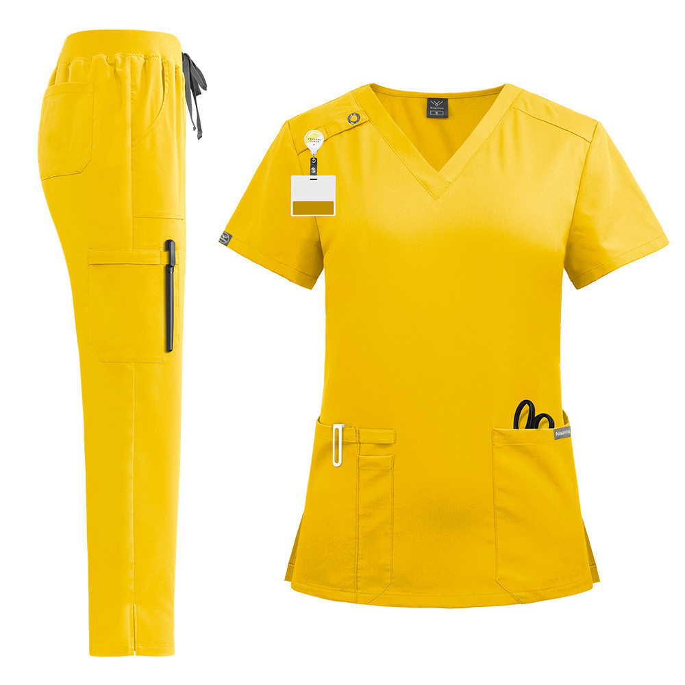 新款口腔诊所医护工作服套装