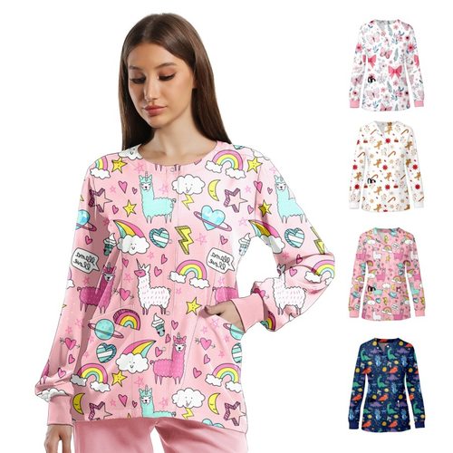 儿童印花洗手衣医疗工作服