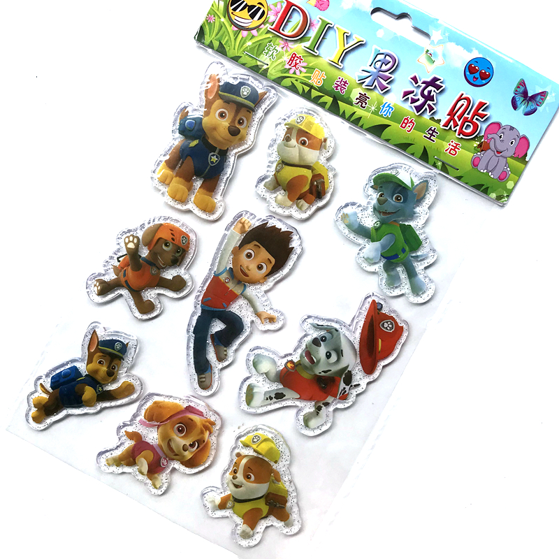 赛罗奥特曼果冻男孩立体软胶贴画