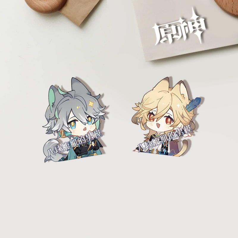 原神知妙胸针艾尔海森卡维徽章可爱卡通少女心生日礼物饰品学生礼