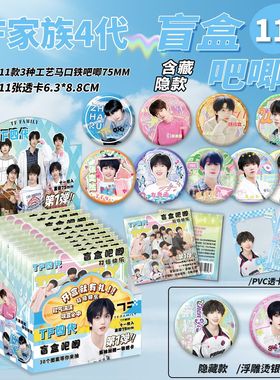 TF家族四代吧唧盲盒银葱双闪镭射徽章周边75mm马口铁谷子学生礼物
