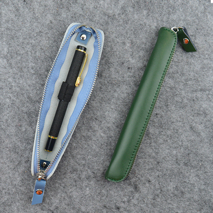 pencil手写笔保护套迷你便携钢笔套真皮高颜值笔盒 简约小笔袋女