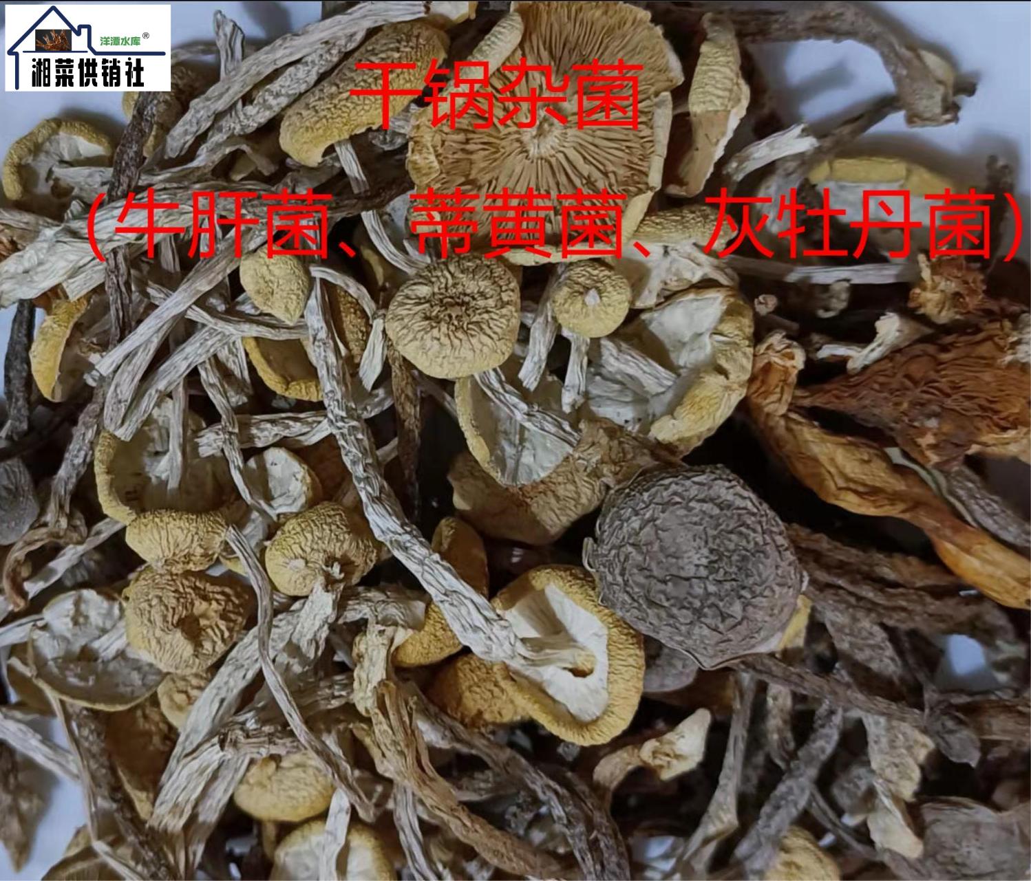云南特产菌类干货干锅杂菌食材菇类菌菇汤料牛肝菌蒂黄菌灰牡丹菌