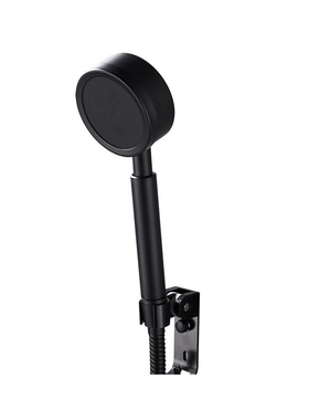 德国黑色SUS3j04不锈钢超强增压花洒喷头手持浴室洗澡器花酒手喷